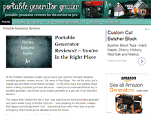 Tablet Screenshot of generatorgrader.com